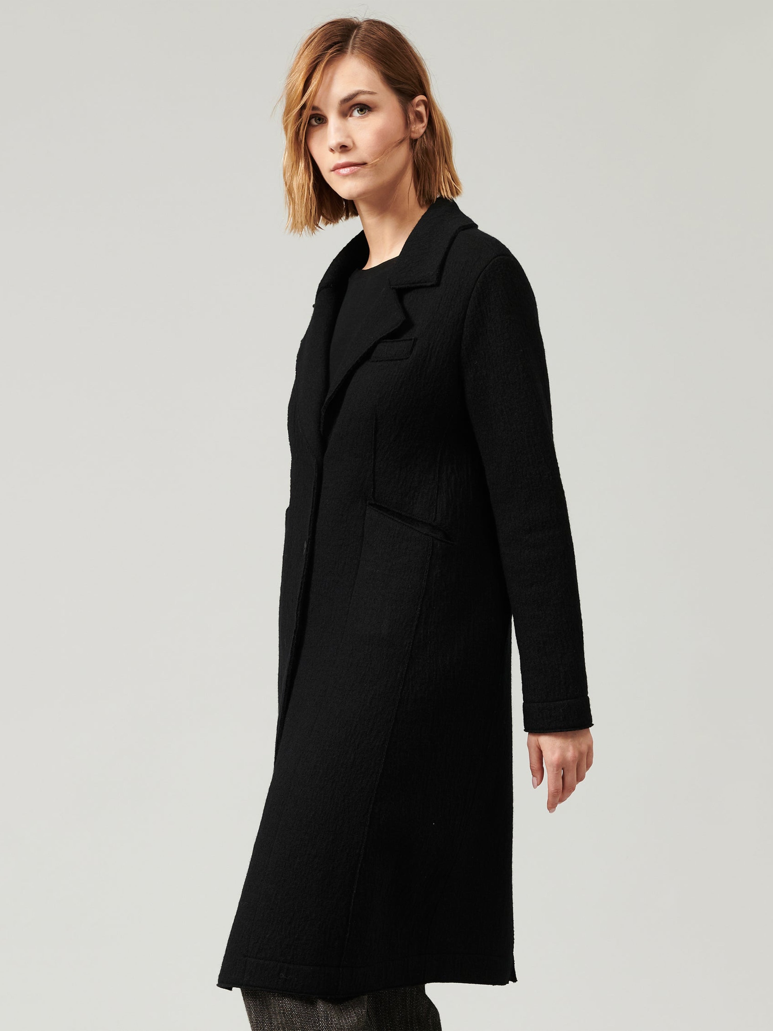 CLASSIC WOOL COAT BLACK