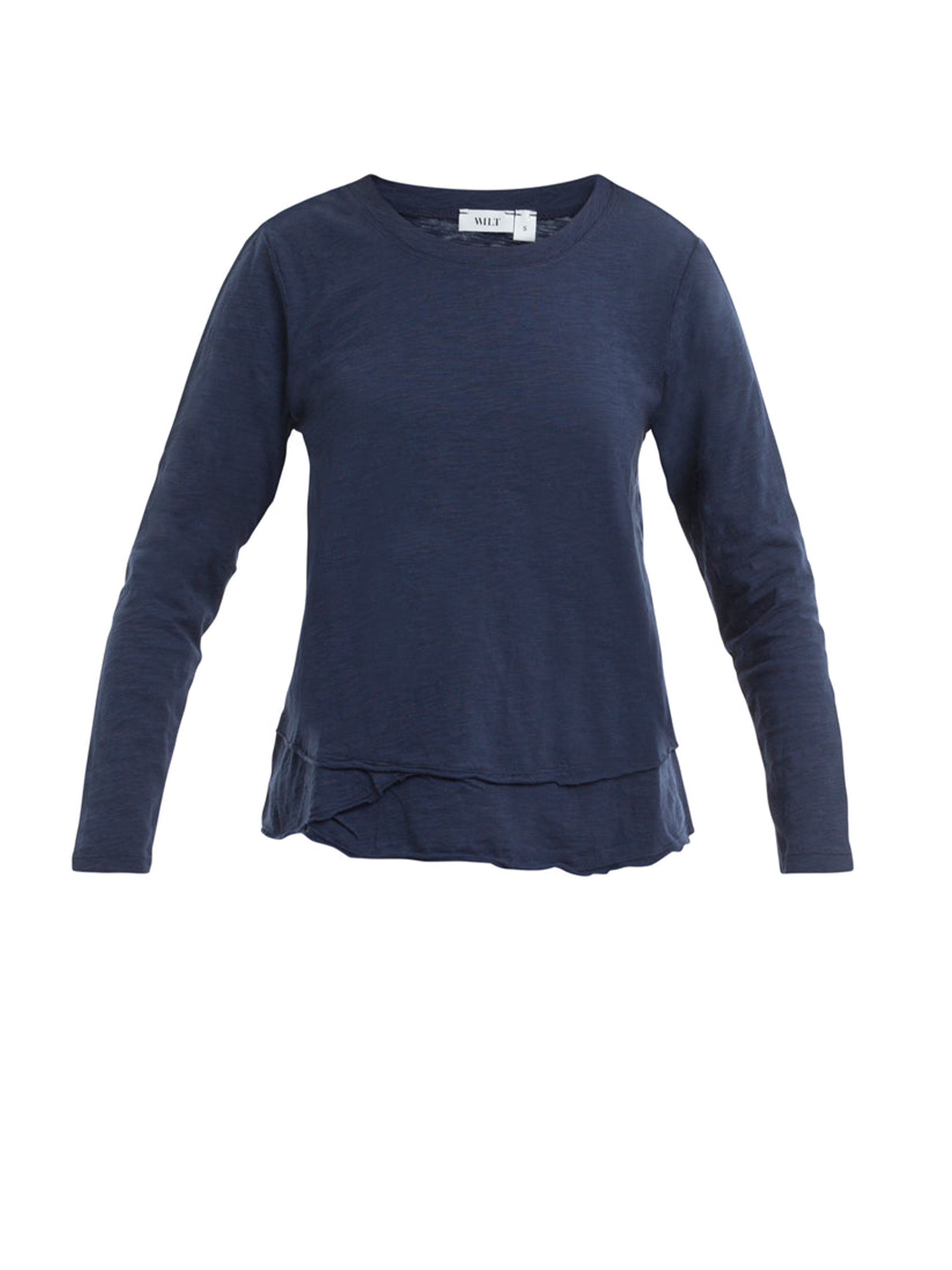 MOCK LAYER L/S T SHIRT NAVAL ACADEMY