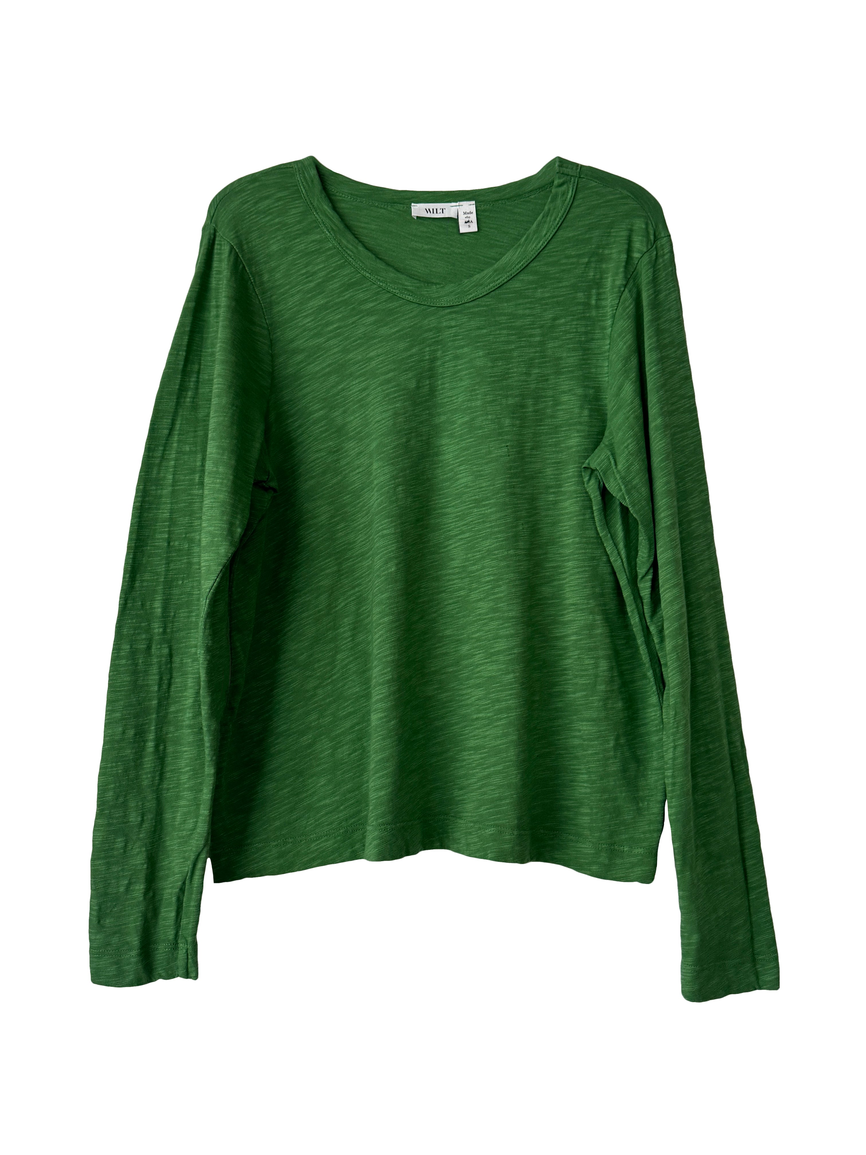 BASIC CREW L/S T SHIRT CLOVER