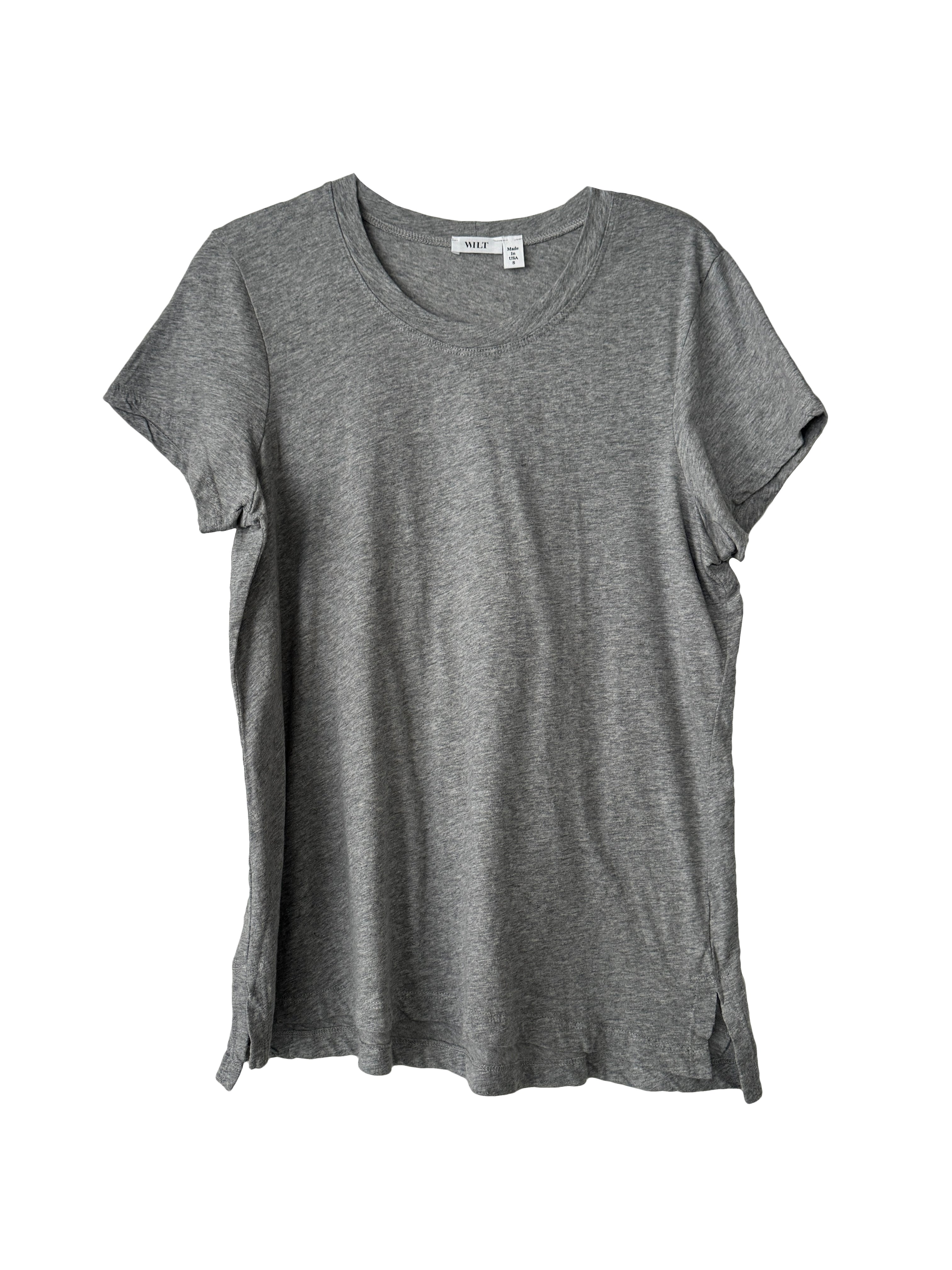 THE BOY S/S T SHIRT GREY HEATHER