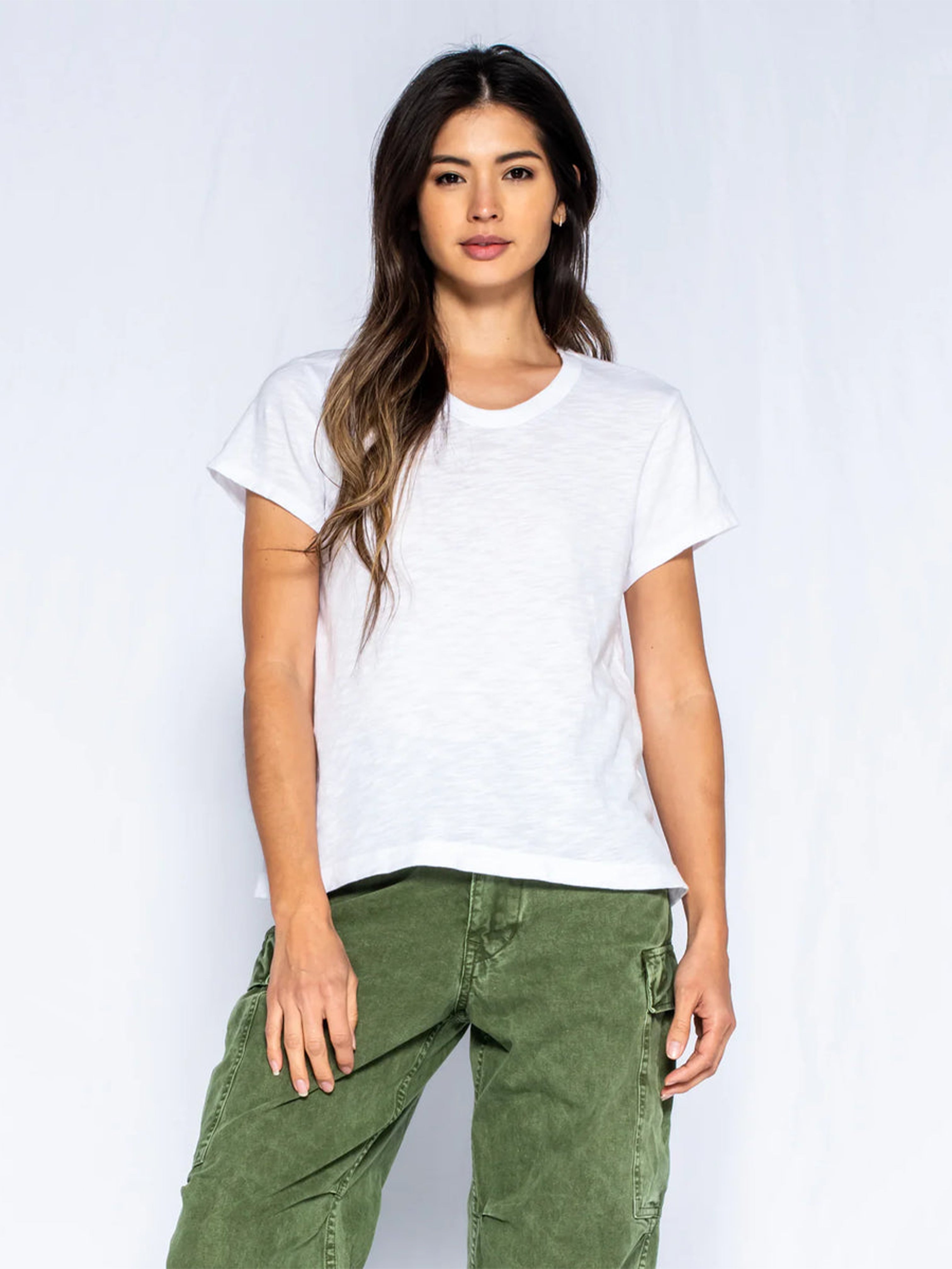 BASIC CREW S/S T SHIRT WHITE