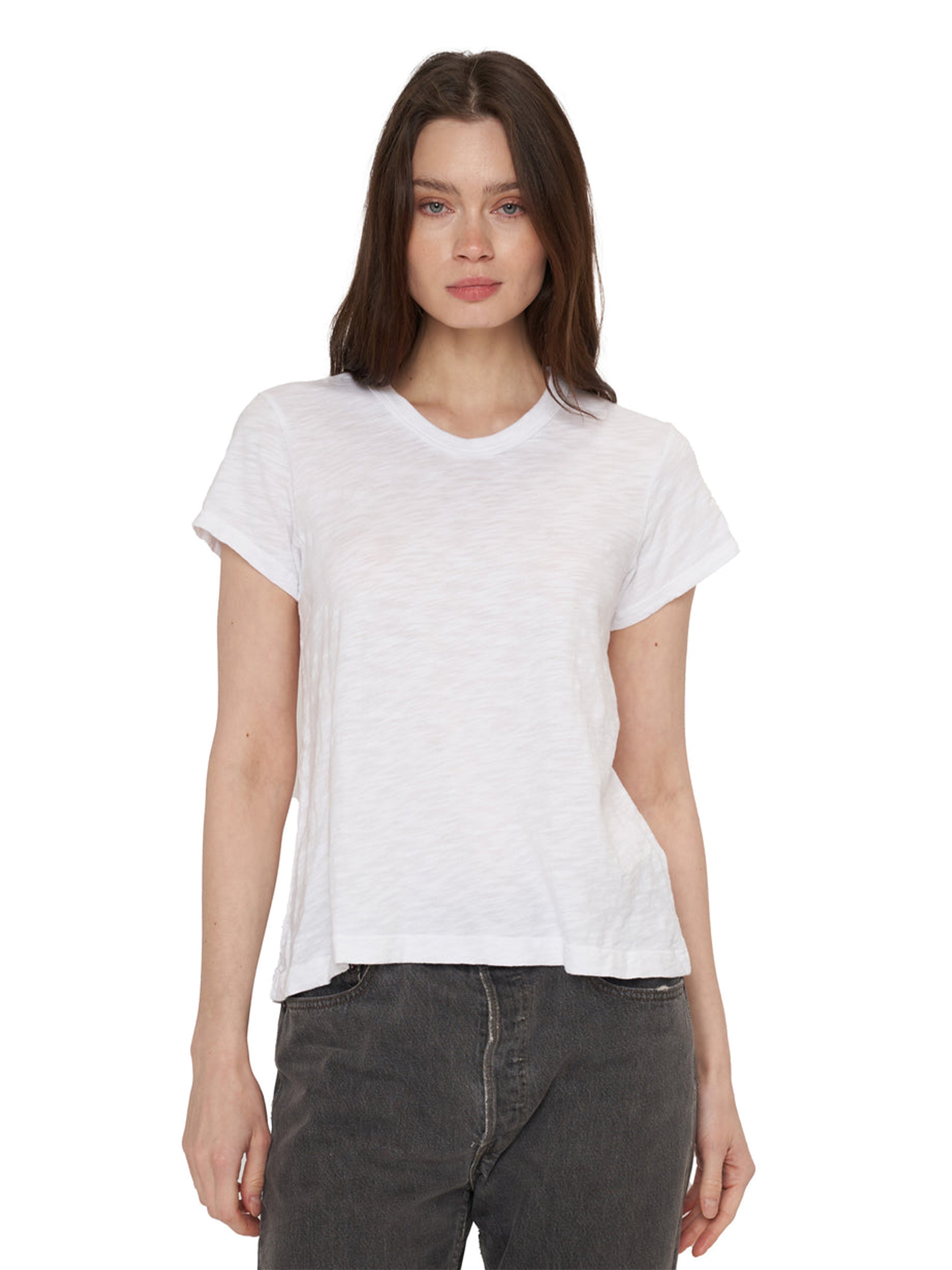 BASIC CREW S/S T SHIRT WHITE